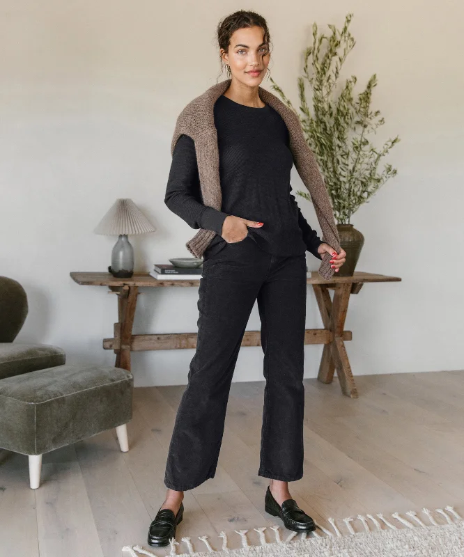Loose Flare Pant Stylish Slim Trousers
