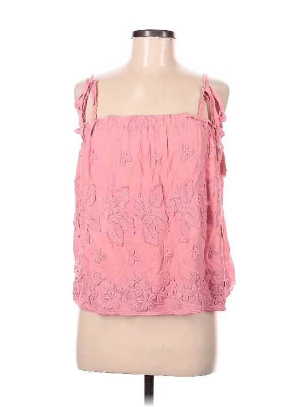 Sleeveless Blouse Floral Print Blouse