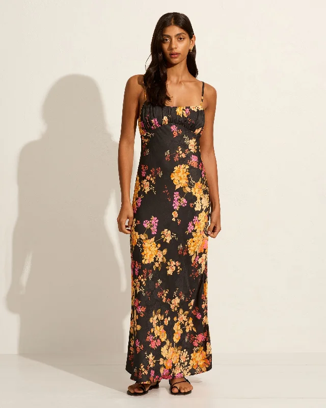LAVIN MAXI DRESS Cozy Open-Back Maxi Dress