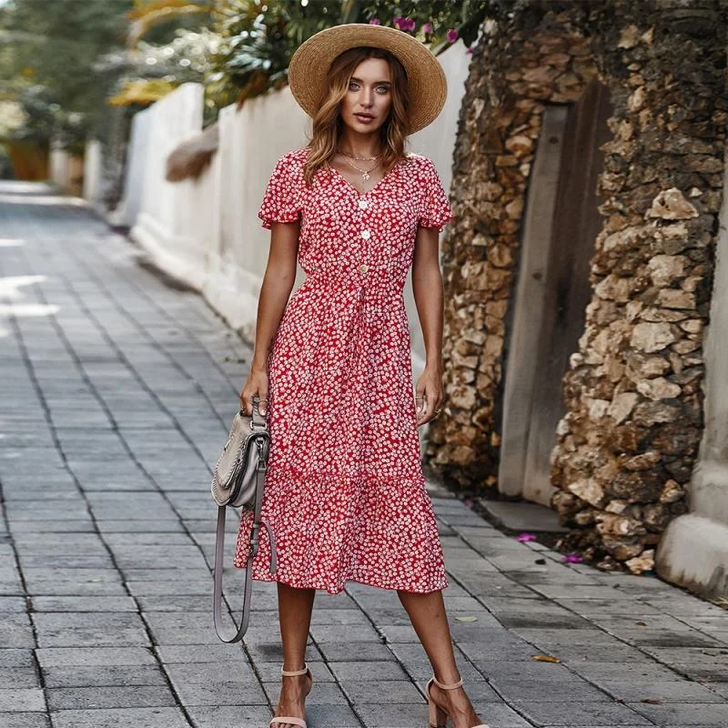 Summer Maxi Dresses Stylish One-Shoulder Maxi Dress