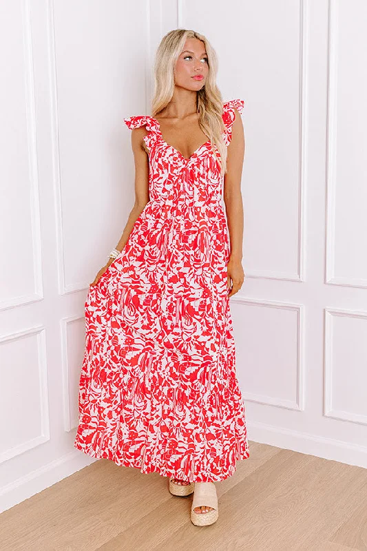 Tucson Botanical Gardens Maxi Dress Elegant Maxi Dress with Lace