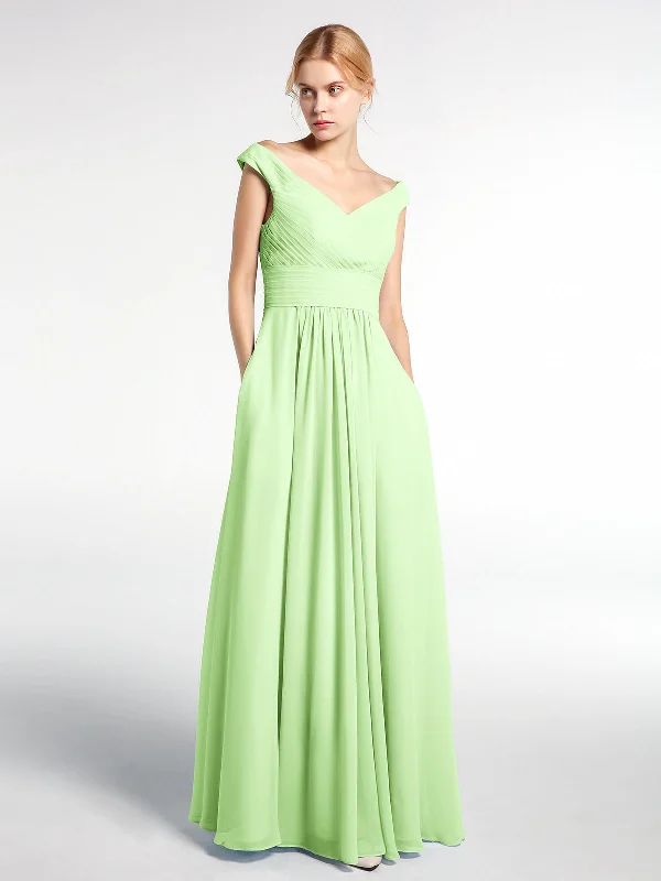 Off shoulder V-neck Maxi Dress with Pockets-Sage Fashionable Asymmetrical Maxi Dress Off shoulder V-neck Maxi Dress with Pockets-Sage Fashionable Asymmetrical Maxi Dress