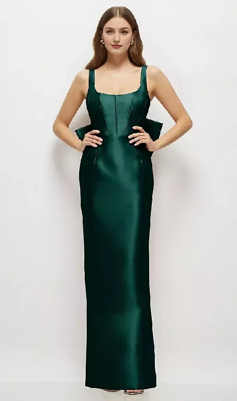 Scoop Neck Corset Satin Maxi Dress with Floor-Length Bow Tails Long Bridesmaid Dresses Wedding Guest Dresses Chic Off-Shoulder Maxi Dress Scoop Neck Corset Satin Maxi Dress with Floor-Length Bow Tails Long Bridesmaid Dresses Wedding Guest Dresses Chic Off-Shoulder Maxi Dress