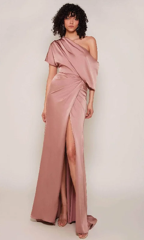 Alyce Paris 27652 - Asymmetric Draped Bodice Evening Gown