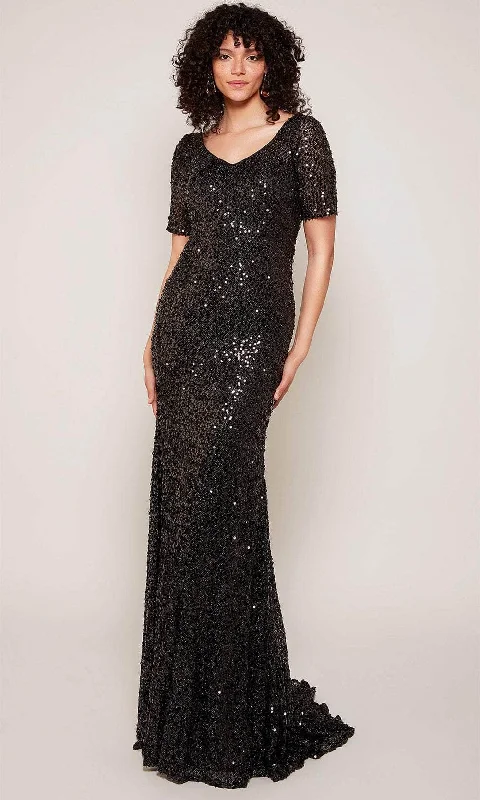 Alyce Paris 27668 - Fully Sequin V-Neck Evening Gown