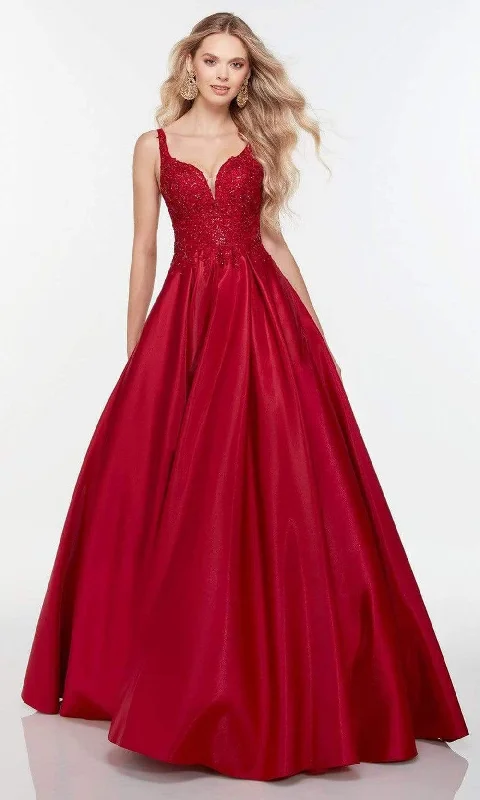 Alyce Paris - 61130 Modified Neck Embellished Gown