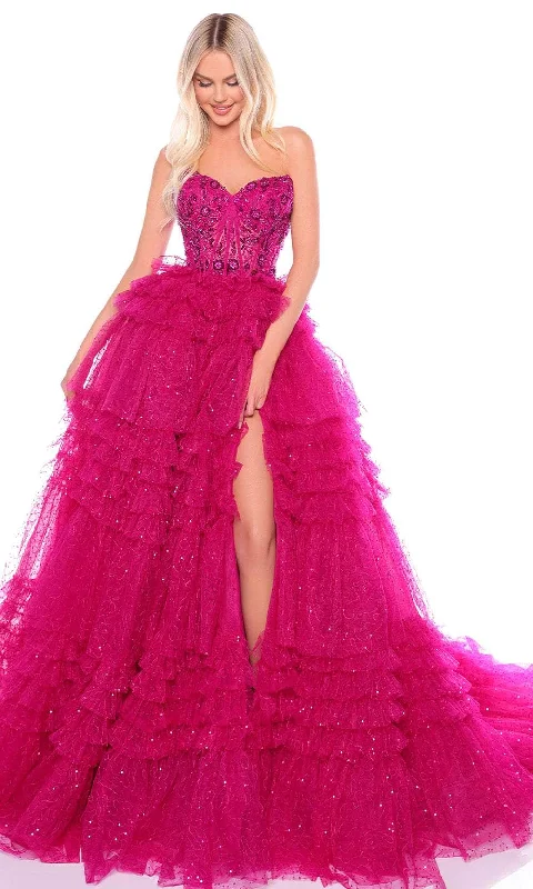 Amarra 88099 - Beaded Strapless Ballgown