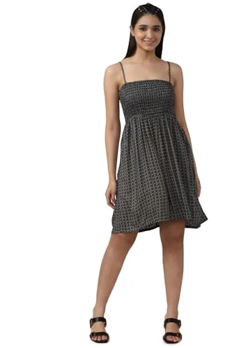 FOREVER 21 women's Viscose Classic Knee-Length Dress (597971_Grey