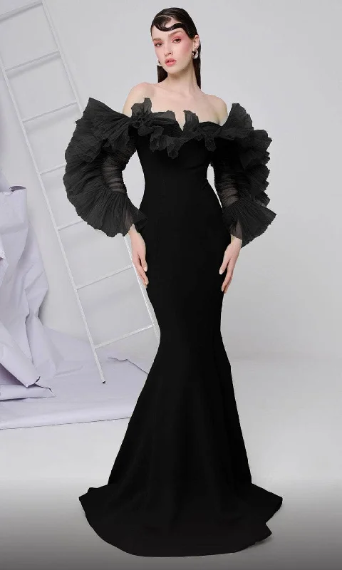 MNM Couture F02850 - Ethereal Ruffle Evening Gown