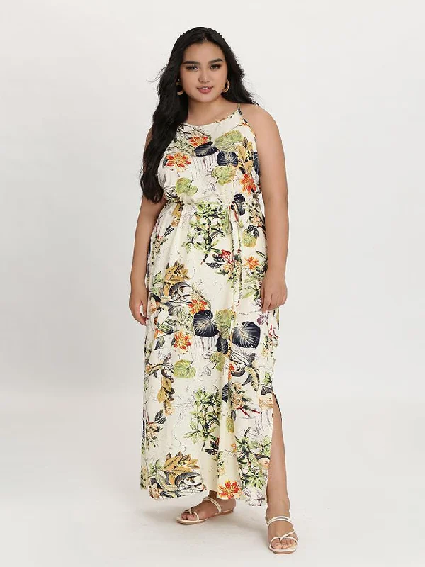 Spaghetti Strap Knotted Dress
