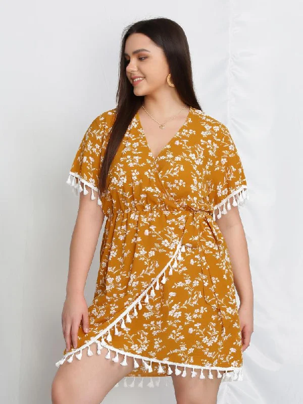 Tassel Split Hem Dress
