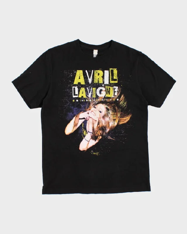 Avril Lavine 2011 Tour Band T-Shirt - M Satin Fabric Silk Fabric Chiffon Fabric
