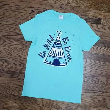 Be wild teepee t-shirt Casual Formal Business