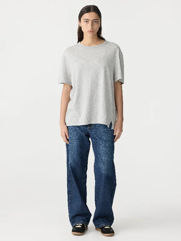 boyfriend heritage short sleeve t.shirt Wool Fabric Cashmere Fabric Tweed Fabric
