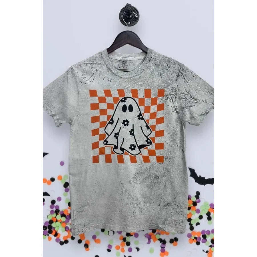 Black Ghost Tee Houndstooth Herringbone Solid