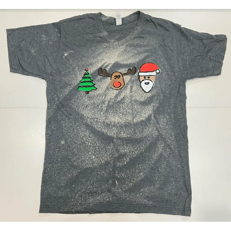 Christmas Trio Tee Mesh Fabric Canvas Fabric Denim Fabric