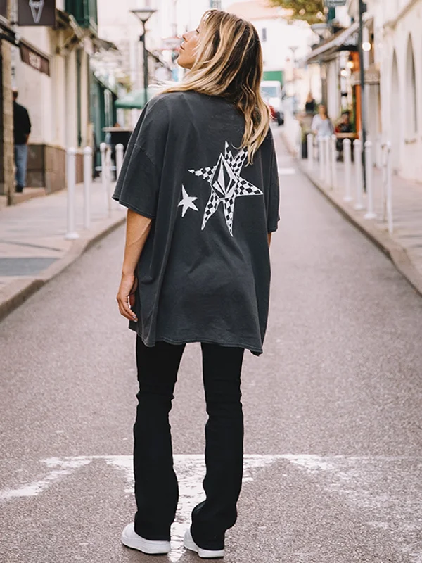 Coco Ho My Guys T-shirt - BLACK Sequined Glittery Shiny