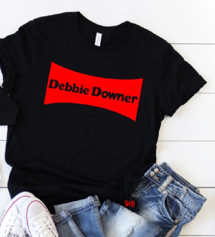 Debbie Downer Funny Adult Shirt Hooded Caped Shawl Collar