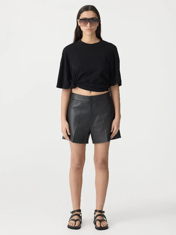 floating neck boxy t.shirt Anti-Pilling Machine Wash Handmade