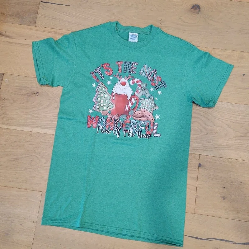 It's The Most Wonderful Time Of The Year Cookie Tee Spandex Blend Rayon Blend Denim Blend
