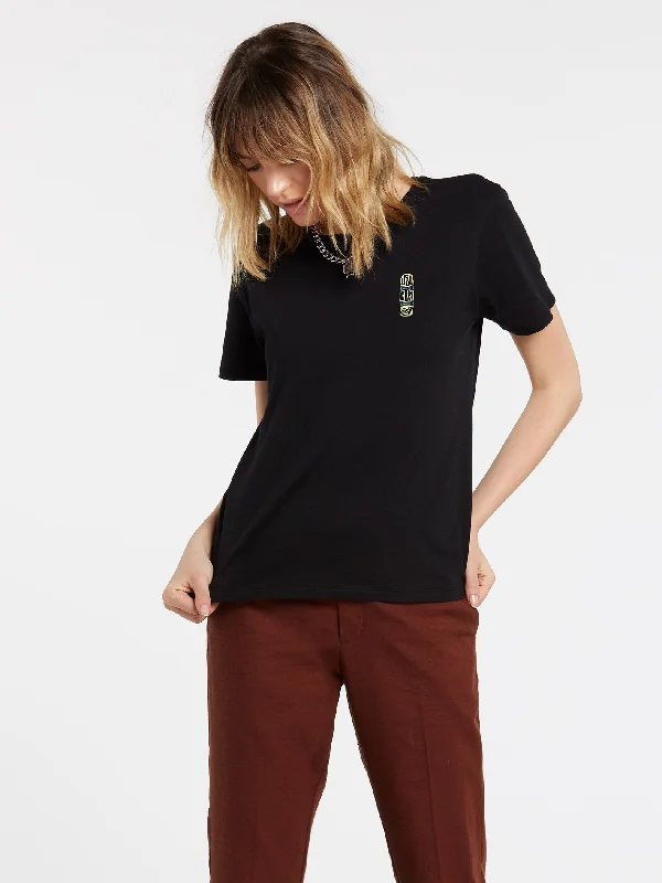 Simply Daze T-shirt - BLACK Anti-Shrink Durable Soft