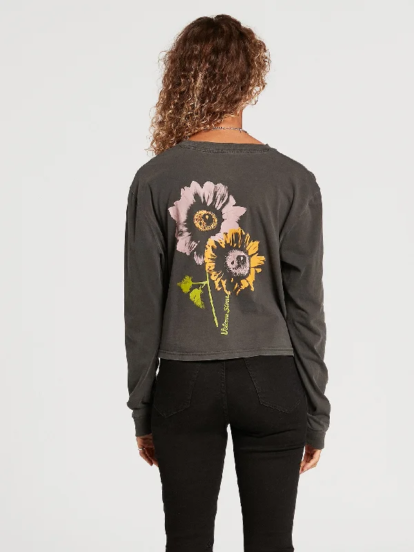 The Volcom Stones T-shirt - BLACK Graphic T-Shirt Round Neck Polyester