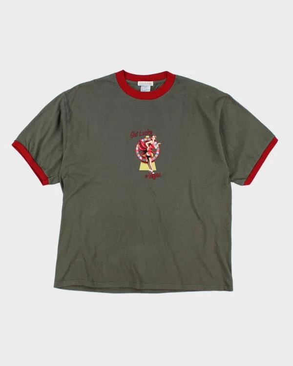 Vintage Get Lucky Caesar's Casino T-Shirt - XL Cozy Warm Stylish
