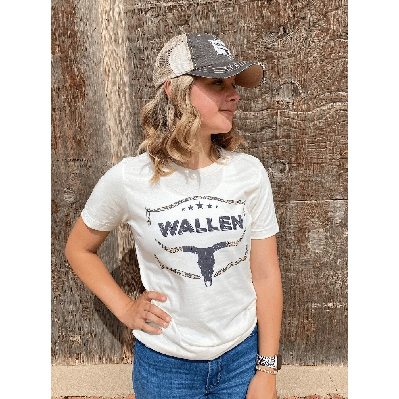 Wallen Skull Tee Thin T-Shirt Open Front Quick Dry