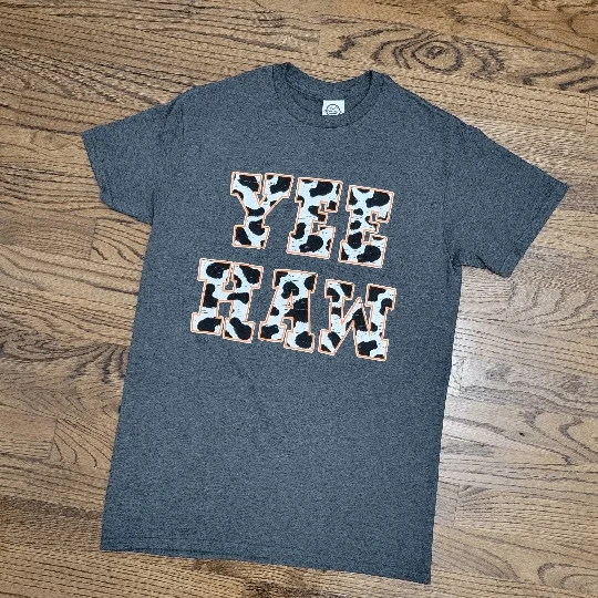 Yee Haw Tee Mesh Blend Leather Blend Suede Blend