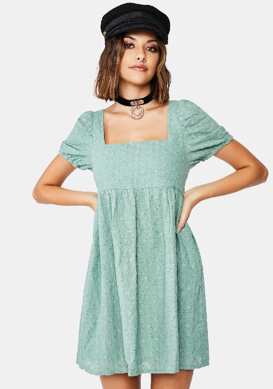 Chill Easy Breezy Mini Dress Cozy Knitted Mini Dress