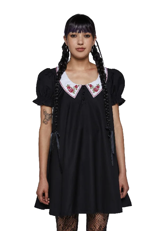 Distorted Memories Mini Dress Elegant Mini Dress with Ruffles