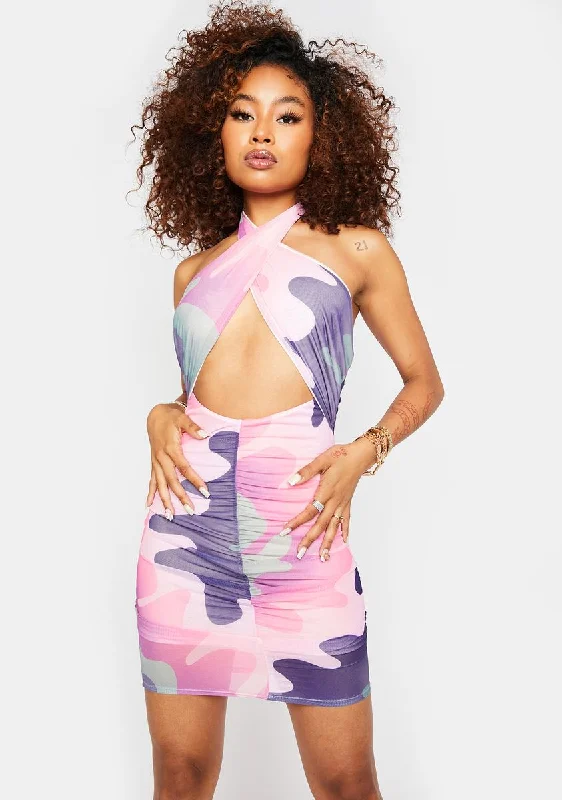 Diva You've Got Me Now Mini Dress Stylish Spaghetti Strap Mini Dress