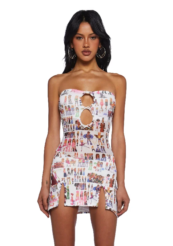Dress Me Up Mini Dress Classic White Mini Dress