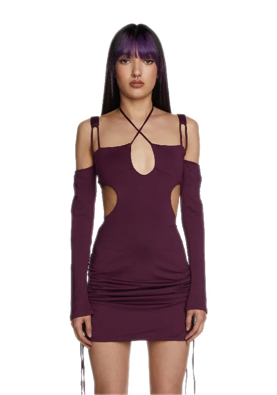 Got The Sauce Mini Dress Trendy Wraparound Mini Dress