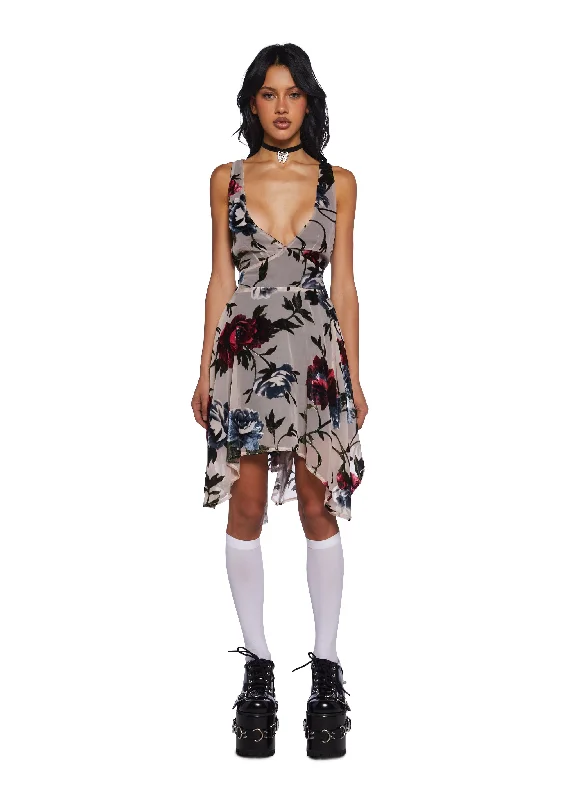 Take To The Sky Mini Dress - Ivory Casual V-Neck Mini Dress