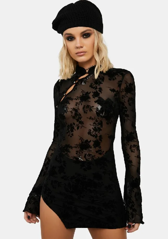 Make A Move Mini Dress Cozy Cotton Mini Dress