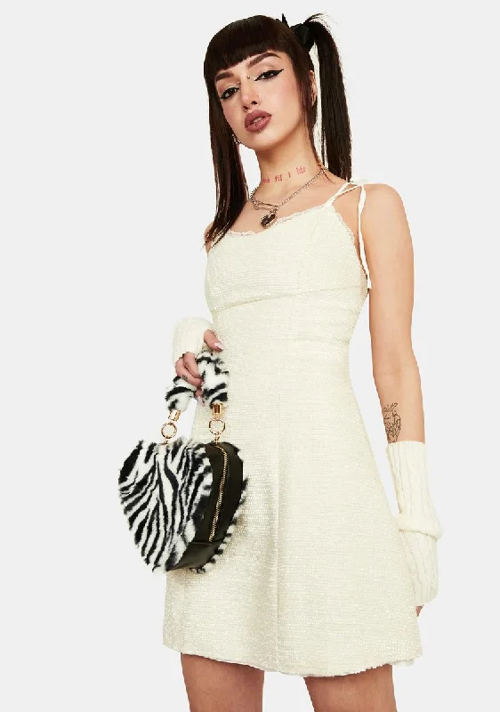 Never Letting Go Mini Dress Comfortable Ruffle Mini Dress