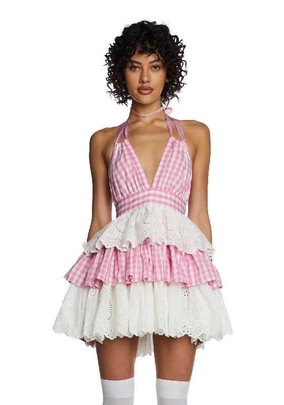Smore Sweetness Mini Dress Casual Button-Up Mini Dress