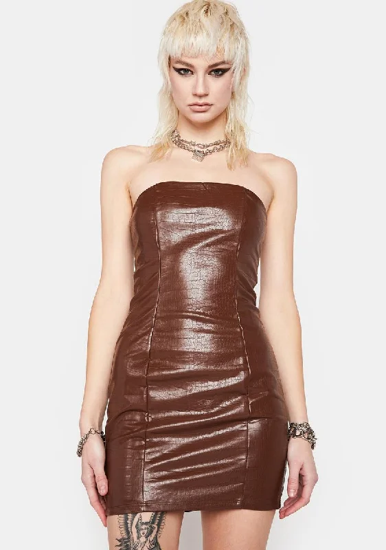 Watch Me Succeed Strapless Mini Dress Fashionable Summer Mini Dress