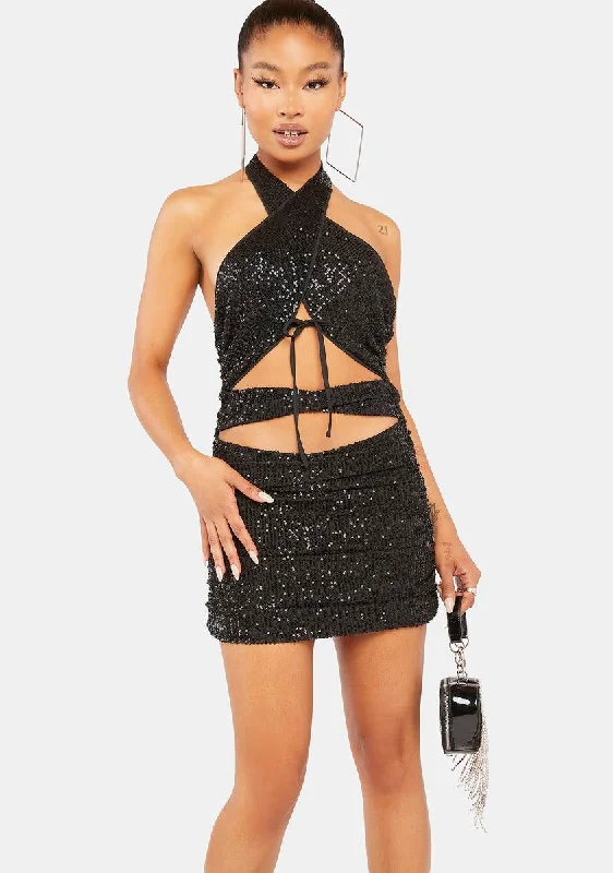You Can Get It Mini Dress Comfortable Off-Shoulder Mini Dress