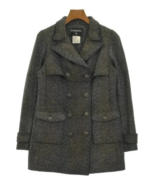 CHANEL Down jackets/Vests Zip Front Button Front Snap Front