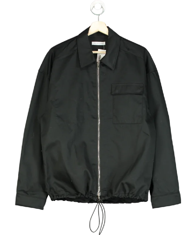 Bayse by Elliot Garnaut Black Collared Bomber Jacket UK S Print Jacket Jacquard Jacket Embroidered Jacket Bayse by Elliot Garnaut Black Collared Bomber Jacket UK S Print Jacket Jacquard Jacket Embroidered Jacket