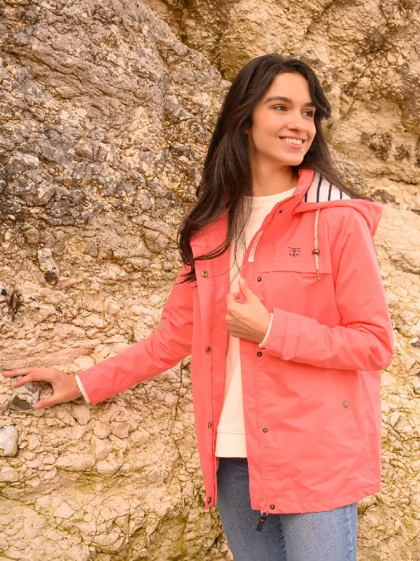 Beachcomber Jacket - Coral Cotton Jacket Linen Jacket Terry Jacket
