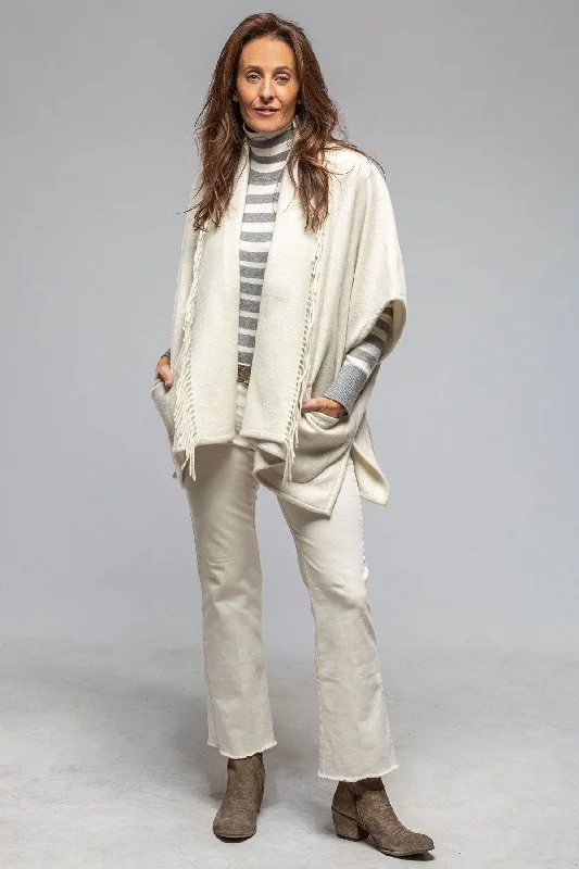 Eleonora Cashmere Cape Jacket In Cream V-Neck Jacket Boat Neck Jacket Square Neck Jacket Eleonora Cashmere Cape Jacket In Cream V-Neck Jacket Boat Neck Jacket Square Neck Jacket