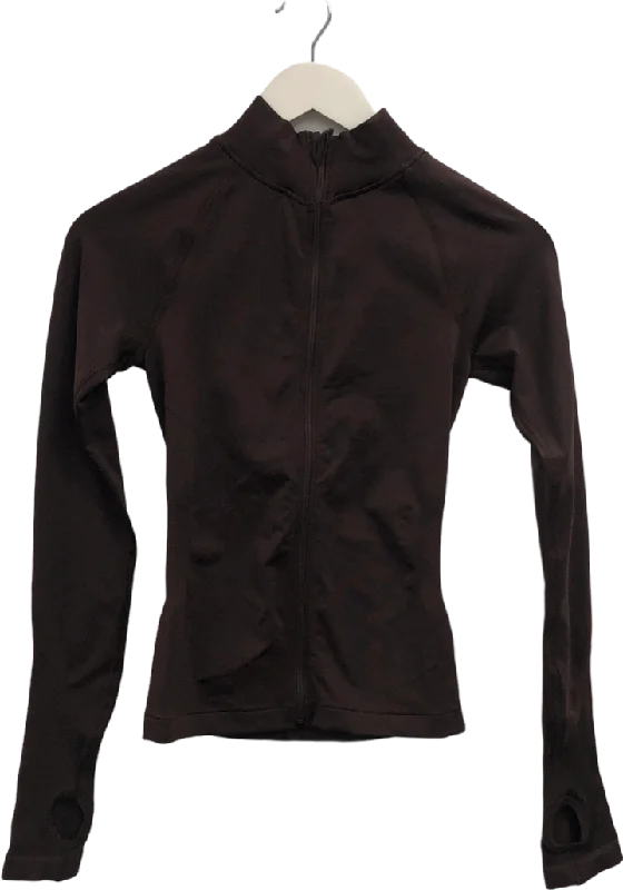 gymshark Brown Sweat Seamless Zip Up Jacket UK XS Jersey Jacket Tulle Jacket Batik Jacket gymshark Brown Sweat Seamless Zip Up Jacket UK XS Jersey Jacket Tulle Jacket Batik Jacket