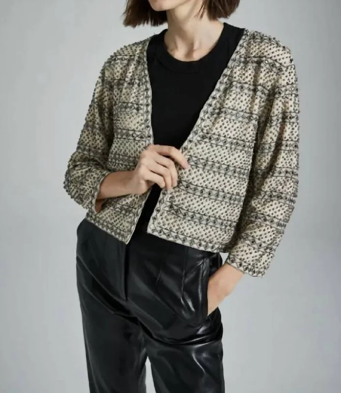 Harbor Jacket In Bea Striped Jacket Polka Dot Jacket Floral Jacket