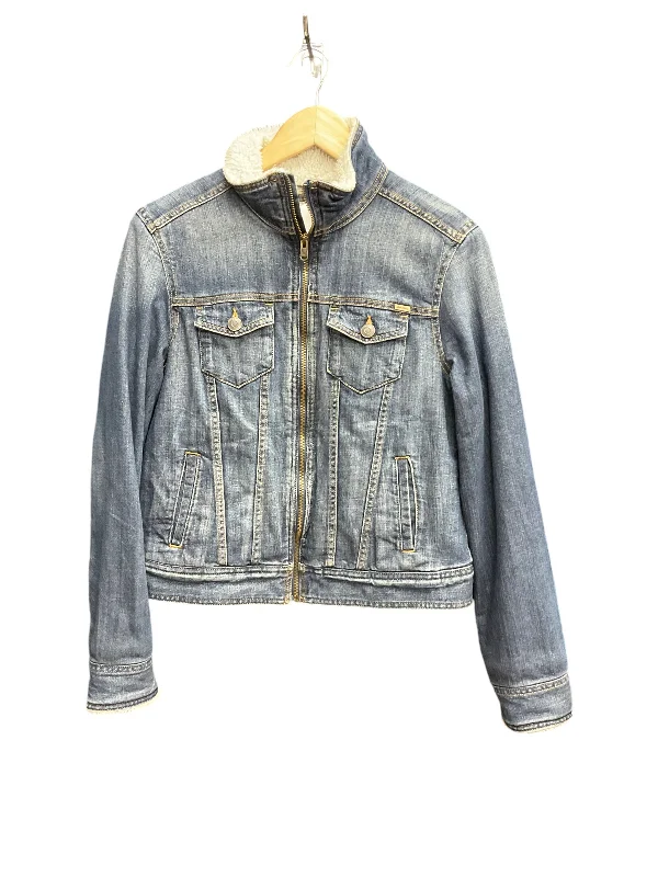 Jacket Denim By Eddie Bauer In Blue, Size: S Satin Jacket Silk Jacket Chiffon Jacket Jacket Denim By Eddie Bauer In Blue, Size: S Satin Jacket Silk Jacket Chiffon Jacket