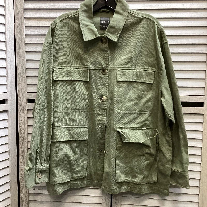 Jacket Denim By Primark In Green, Size: L Denim Jacket Leather Jacket Suede Jacket