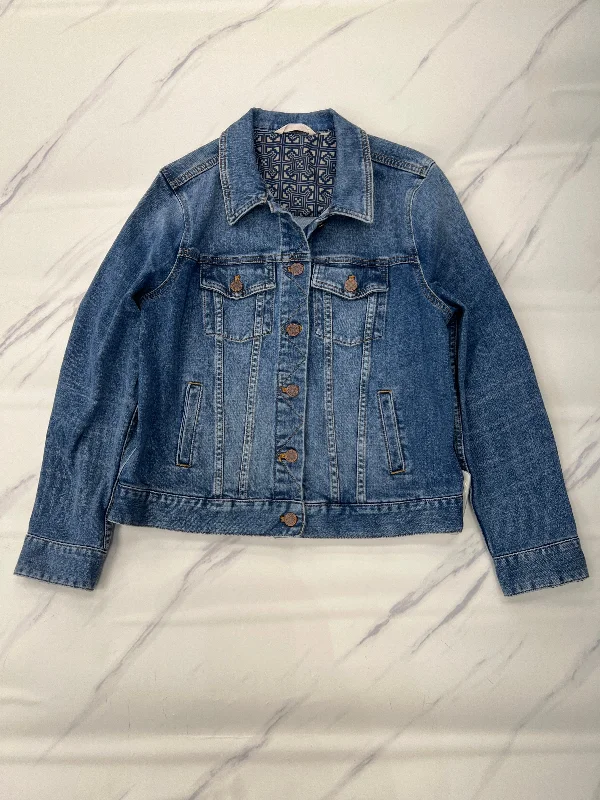 Jacket Denim By Soft Surroundings In Blue Denim, Size: M Cotton Jacket Linen Jacket Terry Jacket Jacket Denim By Soft Surroundings In Blue Denim, Size: M Cotton Jacket Linen Jacket Terry Jacket