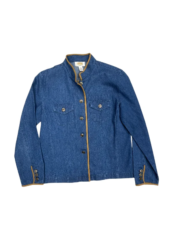 Jacket Denim By Talbots In Blue Denim, Size: S Trench Coat Raincoat Waterproof Jacket Jacket Denim By Talbots In Blue Denim, Size: S Trench Coat Raincoat Waterproof Jacket
